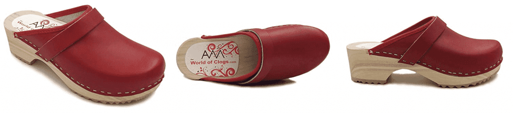 AM-Toffeln 100 Clogs in Red How To Wear Wooden Clogs?