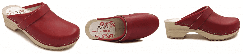 Do you already have your wooden clogs for this summer? | clogs AM-Toffeln 100 Clogs in Red